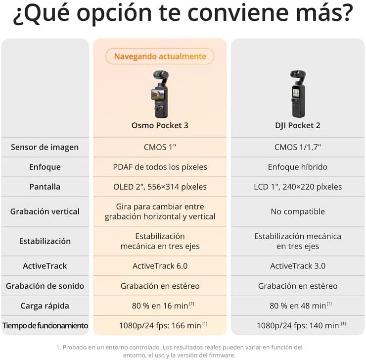 DJI Osmo Pocket 3 Creator Combo – Cámara 4K Profesional para Creadores