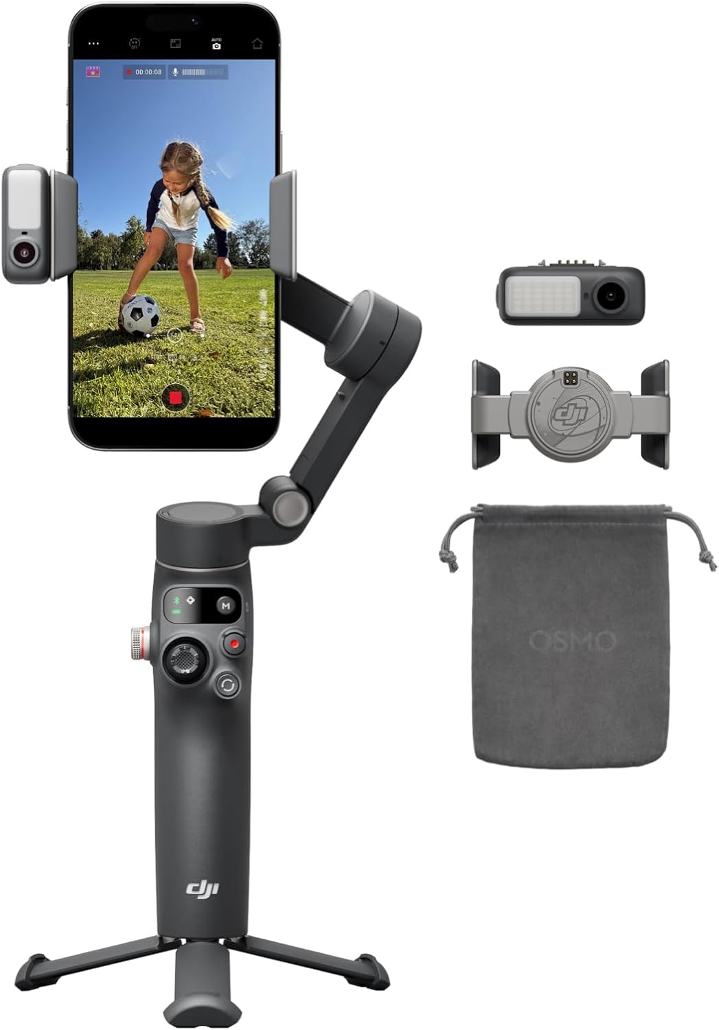 DJI Osmo Mobile 8 – Estabilizador Inteligente con Seguimiento IA 360°