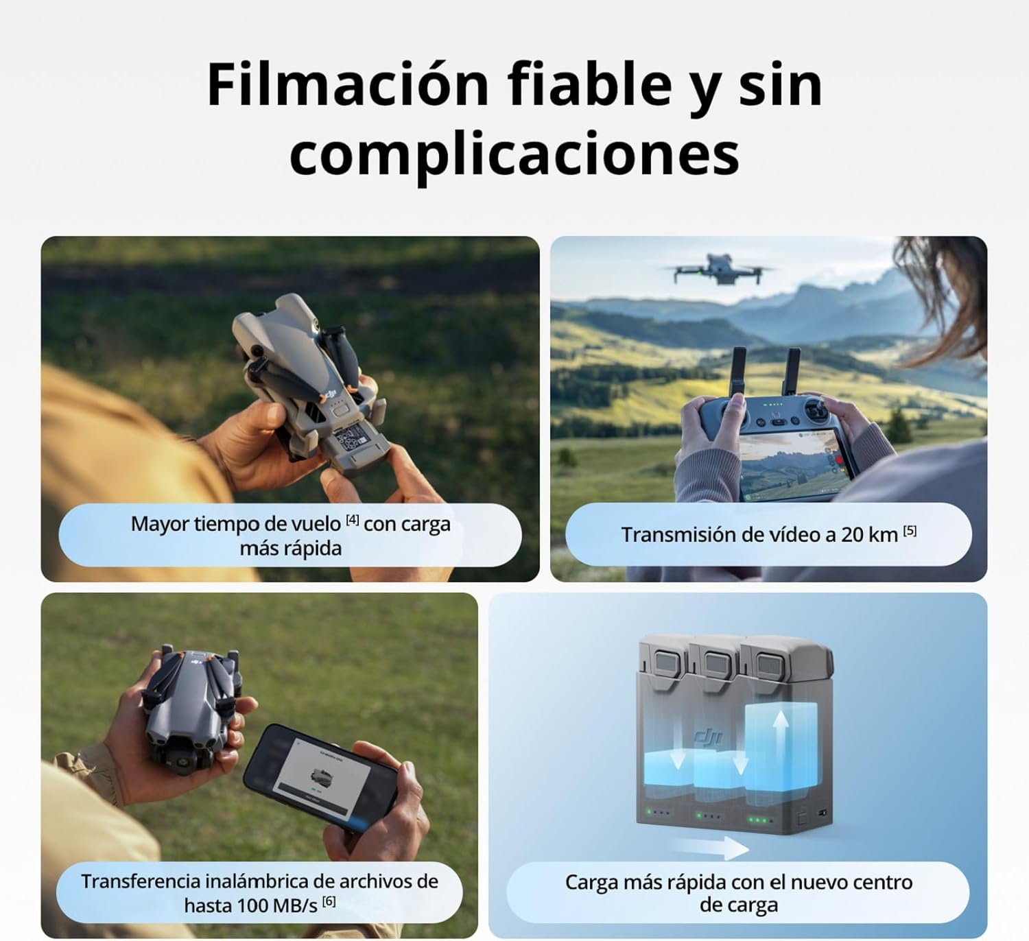 DJI Mini 5 Pro Fly More Combo – Drone 4K Profesional con DJI RC-N3 (Certificado C0)