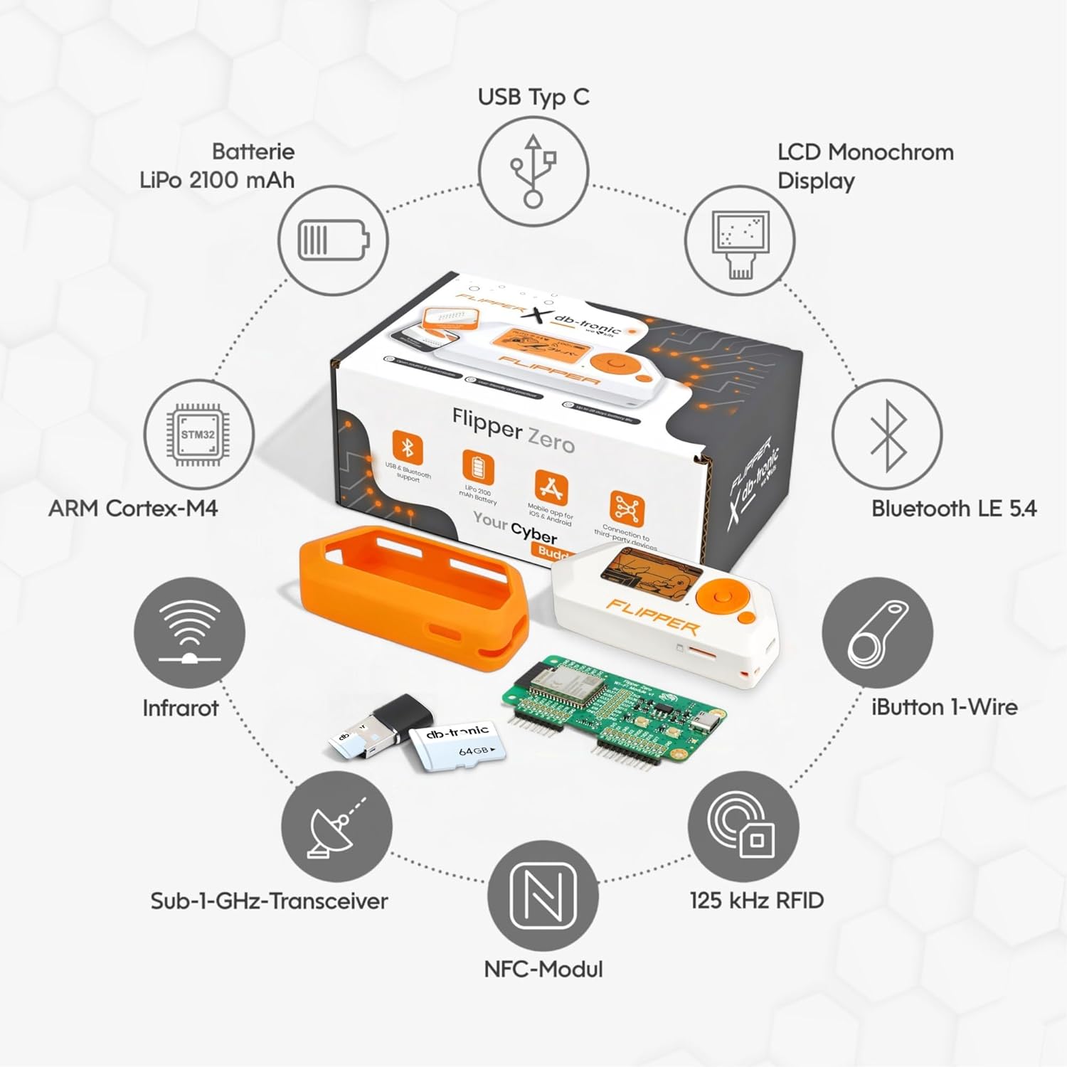 Flipper Zero Starter Full Set – Dispositivo Multi-Herramienta